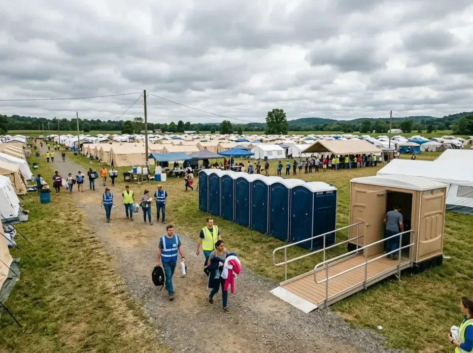 disaster-relief-camp-restrooms-010 — frequently asked questions, Dumpster & Portable Bathrooms Rental in Howard, WI